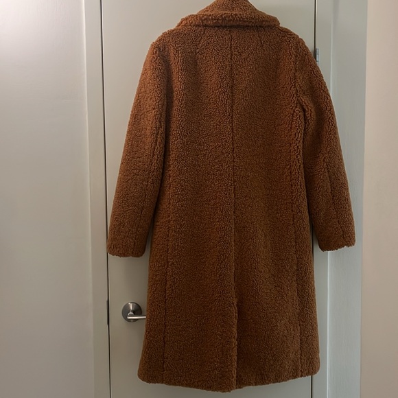 Teddy sherpa coat. Size M. by JCrew. Like new. - Picture 3 of 5